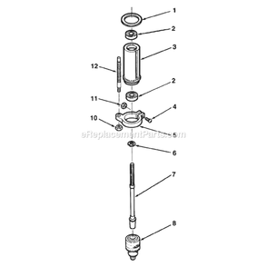 Page C Diagram and Parts List for 30-100  Rikon Drill Press