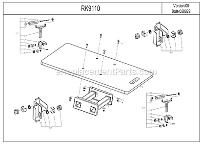 Part Location Diagram of 60014111 Rockwell Stud Bolt