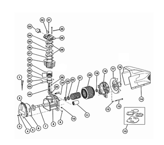 Part Location Diagram of FC317081000 Rolair Intake Filter Asm.
