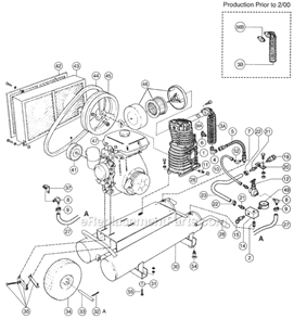 Part Location Diagram of BT4L510/A49 Rolair Belt