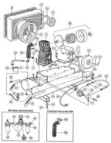 Page A Diagram and Parts List for 5715K17  Rolair Compressor
