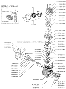 Page B Diagram and Parts List for 6590HK18  Rolair Compressor