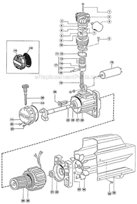 Page B Diagram and Parts List for D075HPV5  Rolair Compressor