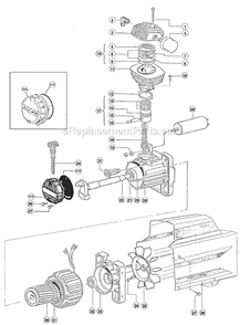 Page B Diagram and Parts List for D1500HS3  Rolair Compressor
