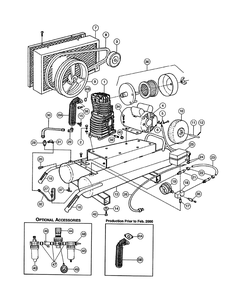 Page 1 Diagram and Parts List for 6715K17  Rolair Compressor