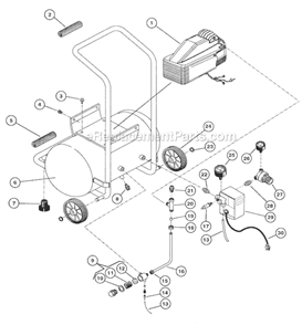 Part Location Diagram of FC020001000 Rolair Wheel