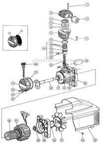 Page A Diagram and Parts List for PMP11MK200PFI  Rolair Compressor