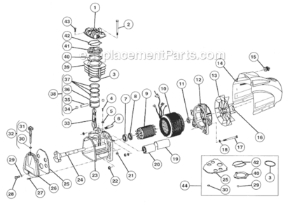Part Location Diagram of FC317064000 Rolair Filter Element