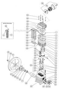 Page A Diagram and Parts List for PMP22K30CHHU  Rolair Compressor