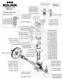 Part Location Diagram of 36503650CH Rolair Oil Fill Plug