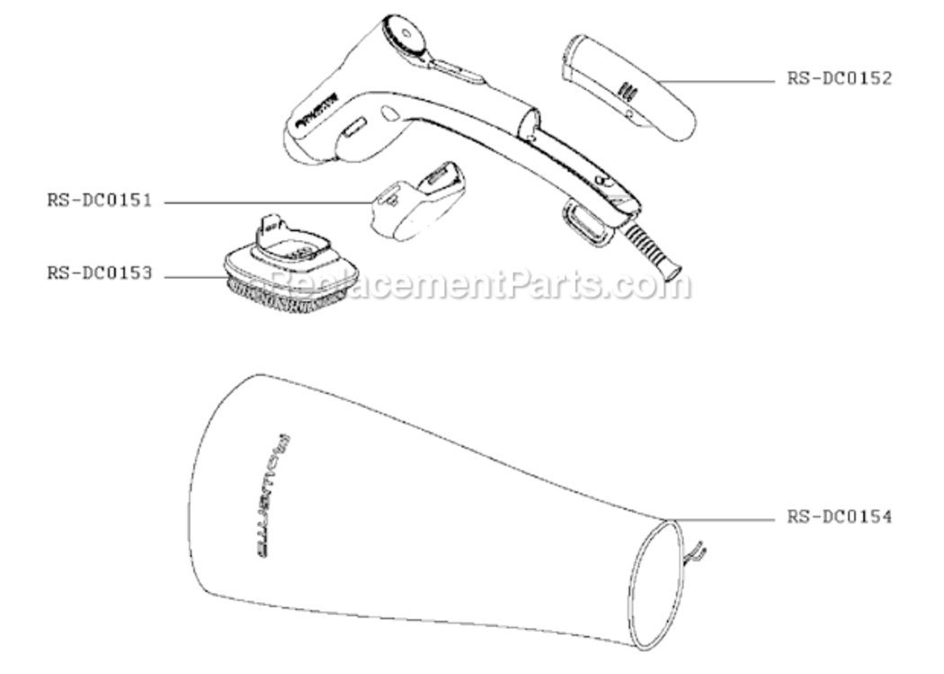 Page A Diagram and Parts List for DR5020U1/AM0  Rowenta Iron