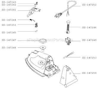 Part Location Diagram of SS-147251 Rowenta Pump