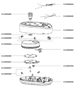 Part Location Diagram of CS-00094641 Rowenta Element