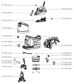 Page A Diagram and Parts List for DG8520U1/23  Rowenta Iron