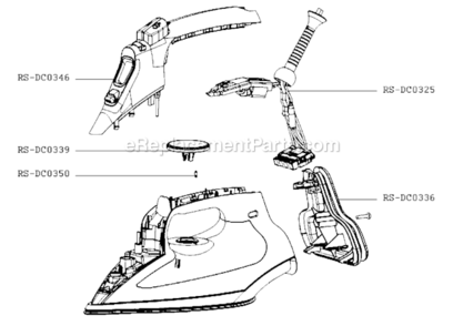 Part Location Diagram of RS-DC0336 Rowenta Backheel Cover