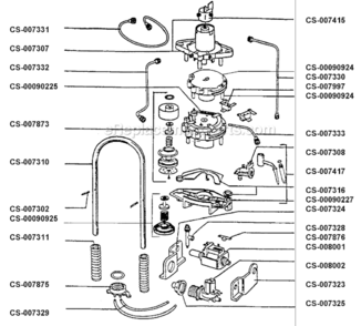 Page A Diagram and Parts List for ES15  Rowenta Coffee Maker