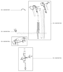 Page A Diagram and Parts List for IS5100U0/3C  Rowenta Steamer