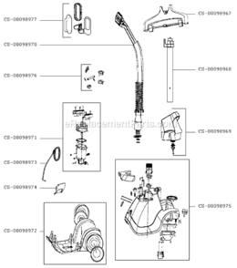 Page A Diagram and Parts List for IS6200U2/3C0  Rowenta Steamer