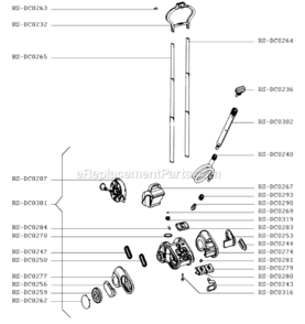 Page A Diagram and Parts List for IS9200U1  Rowenta Steamer