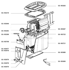 Page A Diagram and Parts List for TO816  Rowenta Toaster