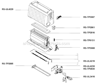 Part Location Diagram of RS-TP2830 Rowenta Fastener