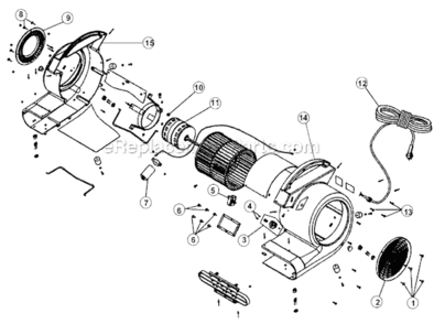 Part Location Diagram of VF13503 Royal Lock Nut M-8 X 5.7