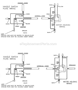 Page B Diagram and Parts List for UR38100  Royal Upright Vacuum