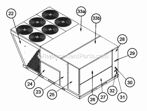 Control Box 090-151 Diagram and Parts List for RLNL-G240CS060  Ruud Air Conditioner