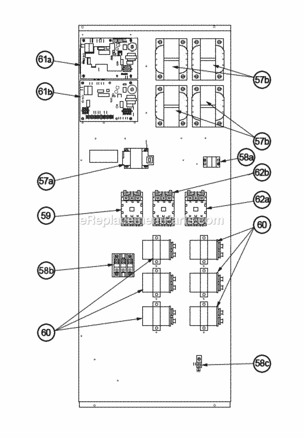 Control Box 180-300 Diagram and Parts List for RKNL-C300CL40EJBJ  Ruud Heater