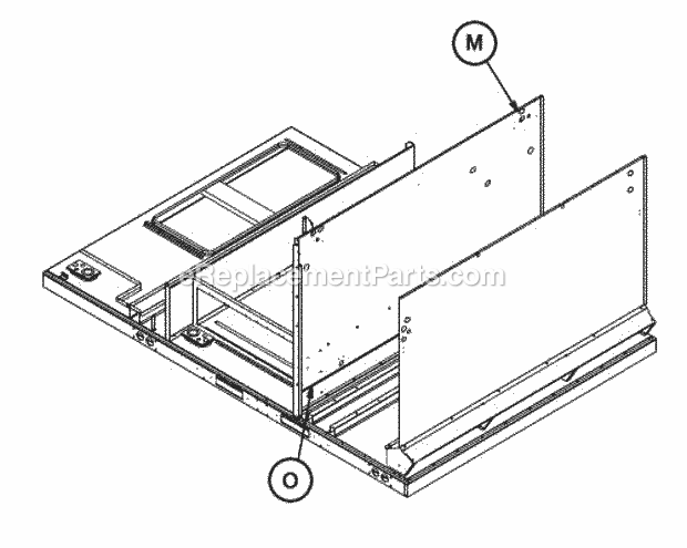 Condenser Bulkhead 180 Diagram and Parts List for RJNL-B180DM040ADF  Ruud Heater