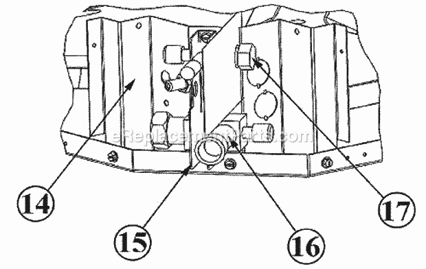 Valve Mounting Assembly Diagram and Parts List for 13AJA36A01  Ruud Air Conditioner