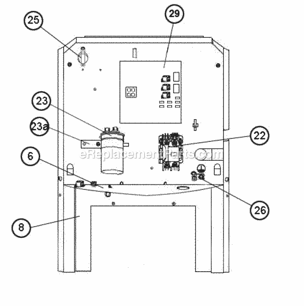 Control Box (2) Diagram and Parts List for UA1724AJ2CB  Ruud Air Conditioner