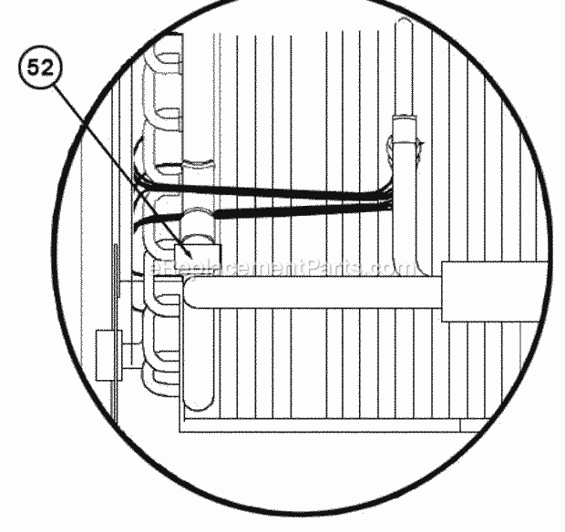 Heat Exchanger Assembly Diagram and Parts List for RKPL-A060CM13EBGB  Ruud Heater
