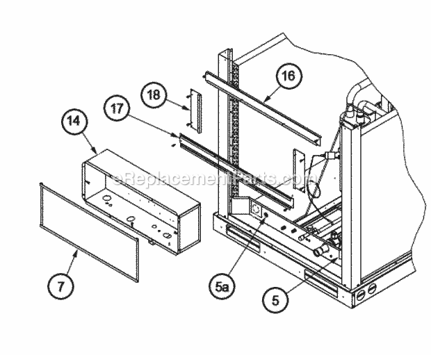Control Box Mounting - 120 Diagram and Parts List for RPWL-120CAZ  Ruud Heater