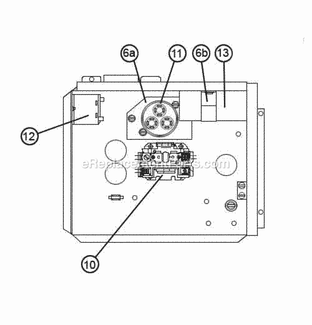 Control Box Assembly (Jaz Jbz Caz Daz Yaz) Diagram and Parts List for UAND-048JAZ  Ruud Air Conditioner