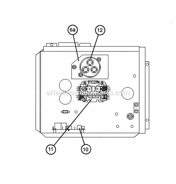Control Box Assembly (Jaz) Diagram and Parts List for UPQL-024JAZ  Ruud Heater