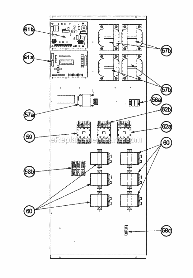 Control Box 180-240 Diagram and Parts List for RKRL-C240CM30E  Ruud Heater
