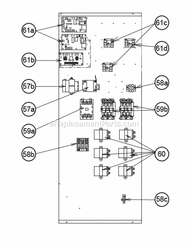 Control Box 180 Diagram and Parts List for RJNL-B180DM040ADF  Ruud Heater
