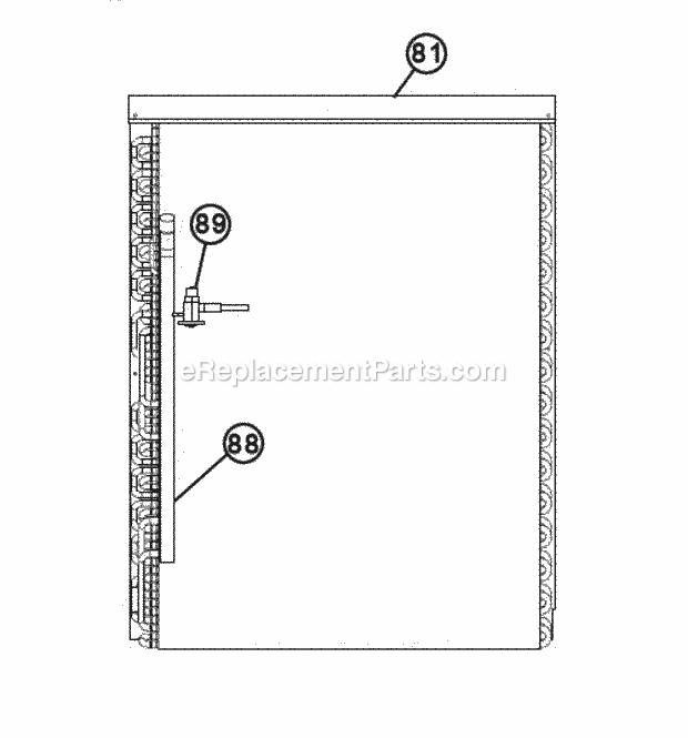 Evaporator Coil Parts 036-060 Diagram and Parts List for RLNL-G060CL024  Ruud Air Conditioner