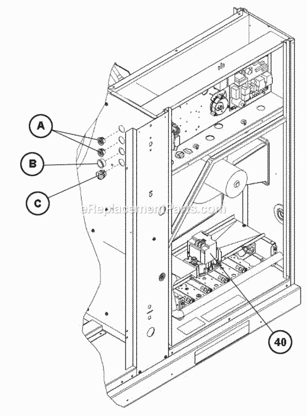 Bushings - Bulkhead Wiring Diagram and Parts List for RGEA14036AJD081AA  Ruud Heater