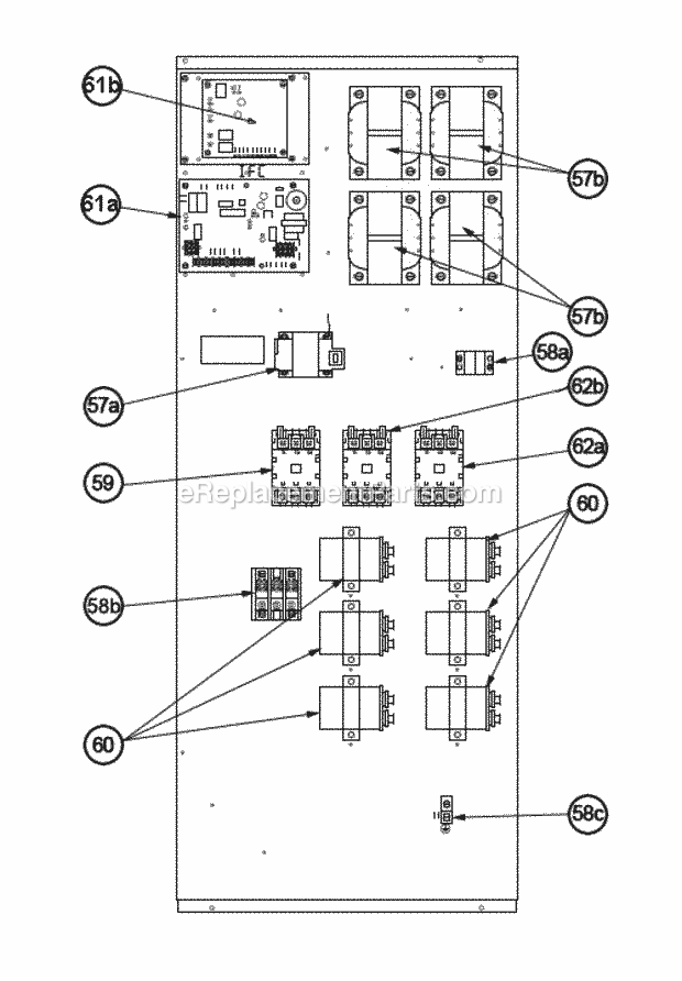 Control Box 180-240 Diagram and Parts List for RKKL-B090CL22EAJG  Ruud Heater