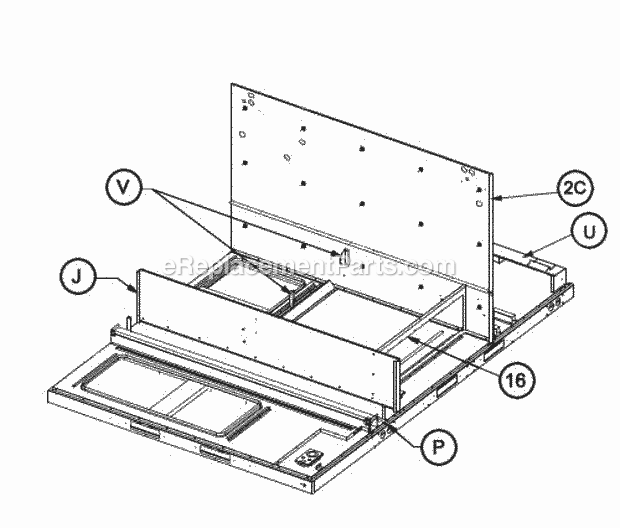 Heat Compartment 180-240 Diagram and Parts List for RKKL-B090CL22EAJG  Ruud Heater