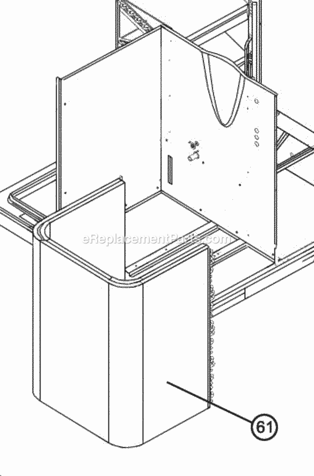 Condenser Coil Diagram and Parts List for RRNL-B036JK08E  Ruud Heater