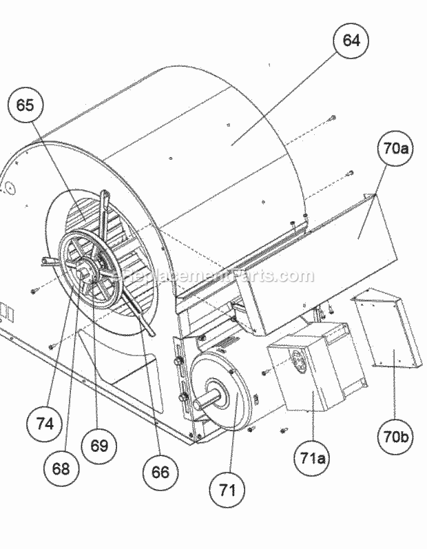 Vfd Mounting Diagram and Parts List for RACDZR090ACA000AABC1  Ruud Air Conditioner
