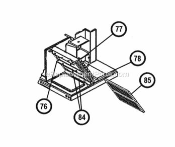 Evaporator Coil - Filter Parts Diagram and Parts List for RJKA-A036CK000  Ruud Heater
