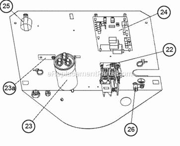 Part Location Diagram of 83-104499-06 Ruud Charge Compensator