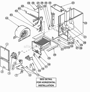 Exploded View Diagram and Parts List for 90TS09EJS01  Ruud Furnace