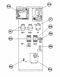 Control Box 090-120 Diagram and Parts List for RKRL-H240DR40E  Ruud Heater