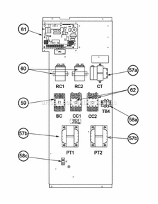 Control Box 072-151 Diagram and Parts List for RKNL-B073YM15EBGF  Ruud Heater