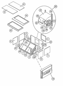 Part Location Diagram of 71-40427-25 Ruud Variable Pitch Sheave